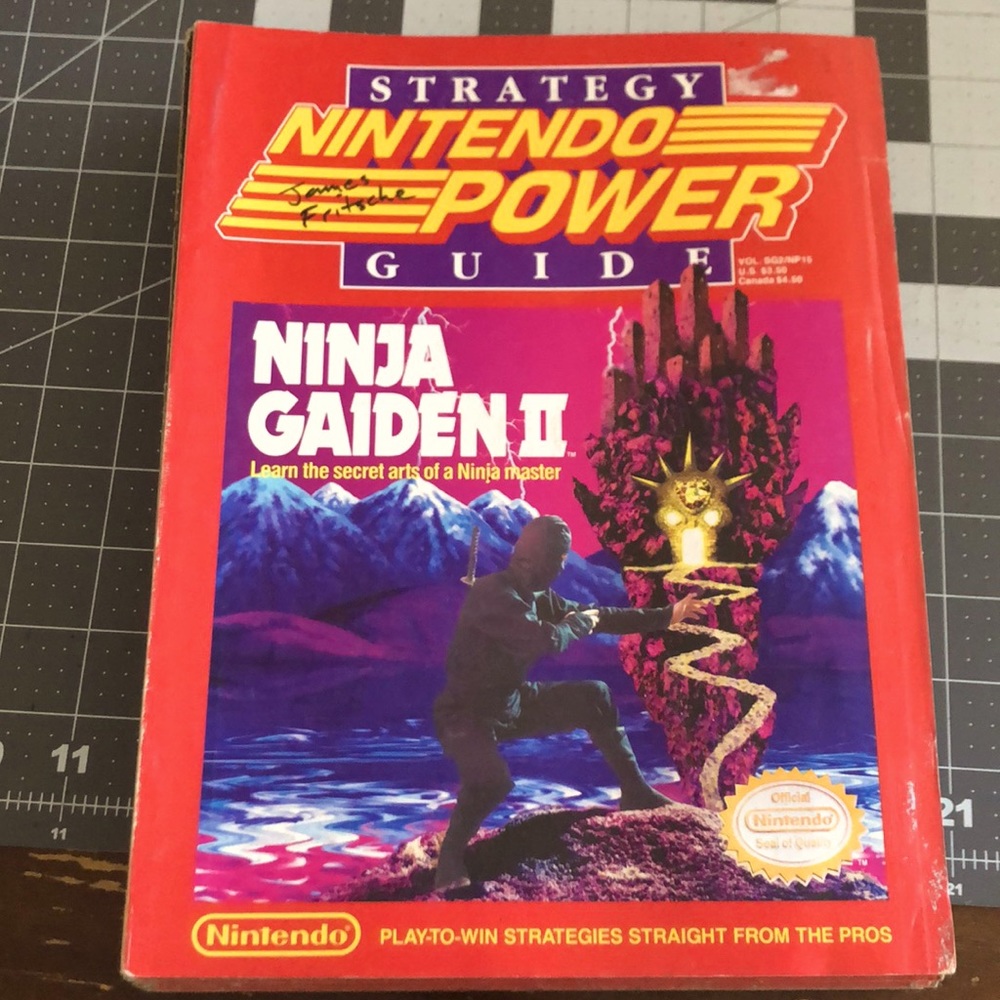 Vintage Nintendo Power Strategy Guide#2/volume 15 Ninja Gaiden II